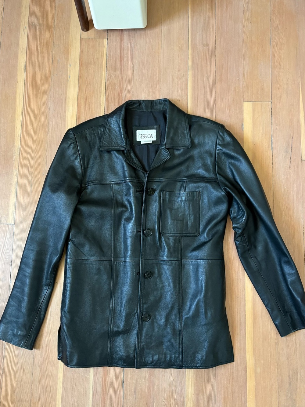 Vintage Jessica Black Leather Jacket
